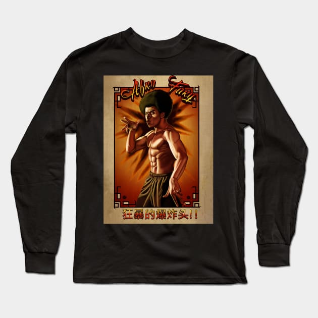 Afro Fury (Stylized) Long Sleeve T-Shirt by DJ45Artworks